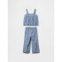 CHAMBRAY TANK X PANT SET LIGHT WASH