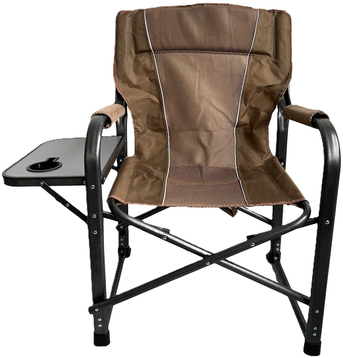 SILLA PLEGABLE CON MESA - MARRON 