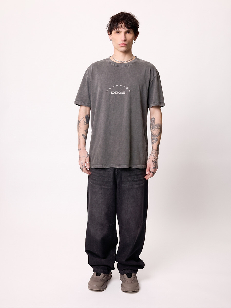 T-SHIRT M/C COSTA DE ORO DIXIE Gris Oscuro