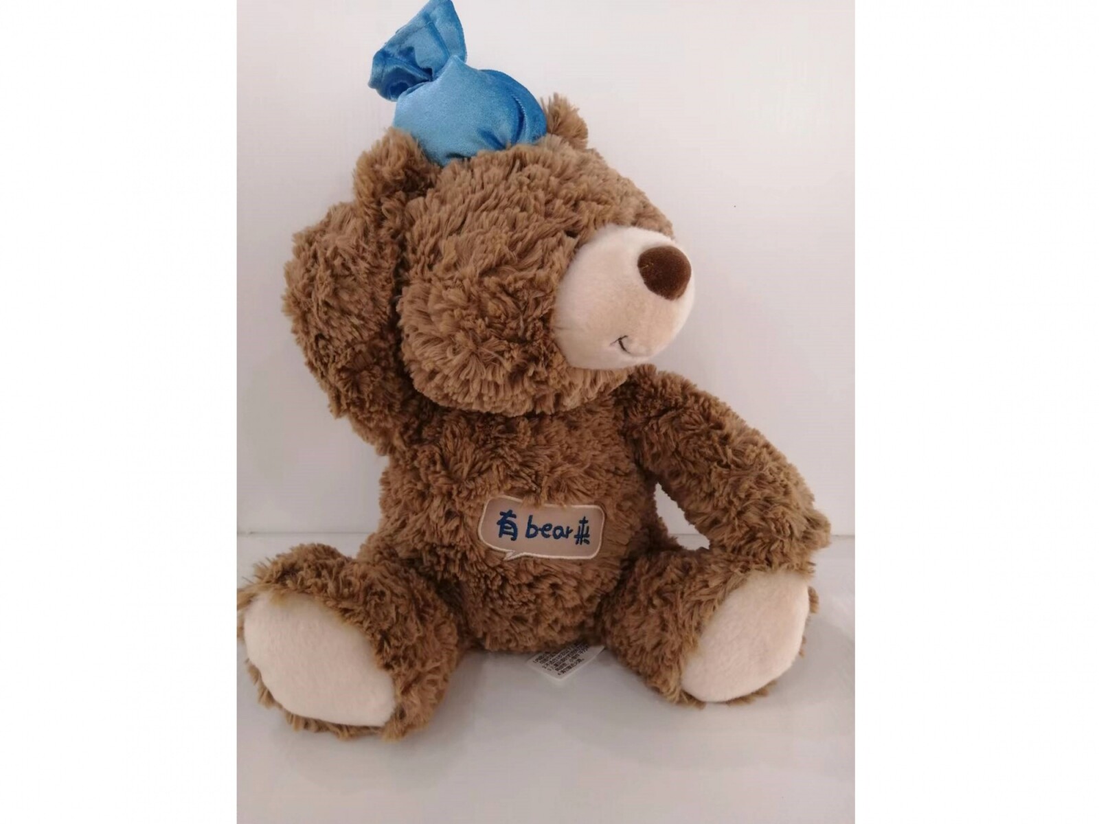 PELUCHE (OSO BOLSILLO AZUL/28 CM) 