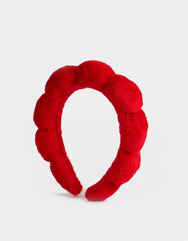 Vinchas Rígidas Hair Care Vincha Puffy Roja - Rojo Frutilla