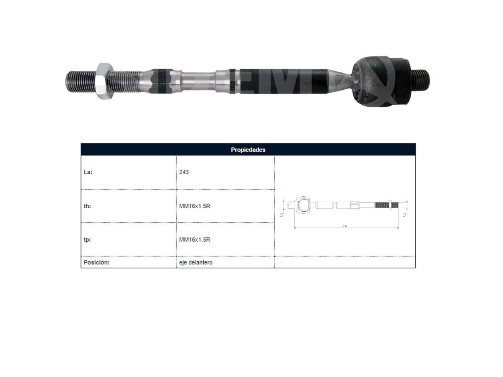 Mate Toyota Rav4 05-25 Der/Izq 
