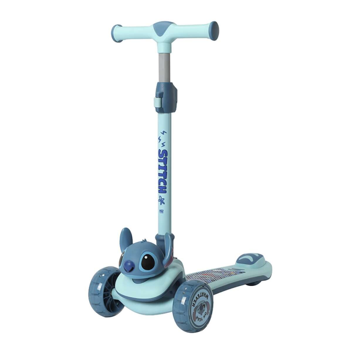 Monopatin 3D Stitch Con 3 Ruedas Y Luz - Stitch 