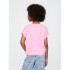 FRCH SS TIE FRONT TEE MAY PINK
