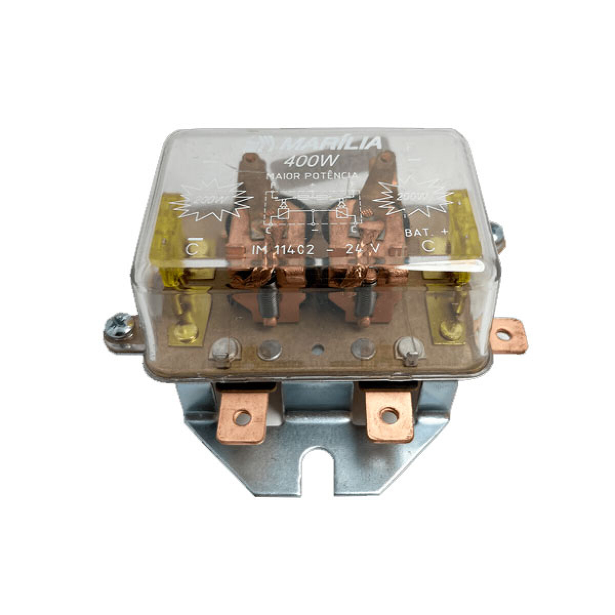 RELAY - RELAY DOBLE LUCES REFORZADO 24V MARILIA 