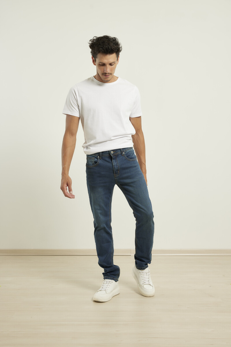 Pantalon Jean Slim Fit Harry - Azul 