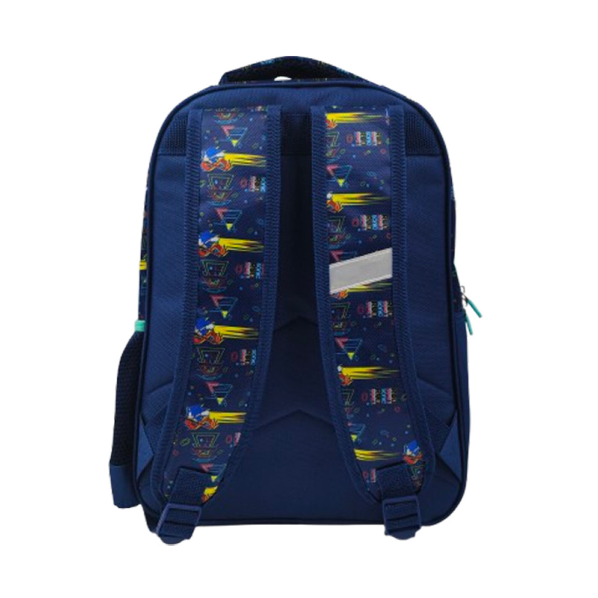 Mochila Infantil Sonic Jacquard Grande 40 x 30 cm - AZUL — Cartoons