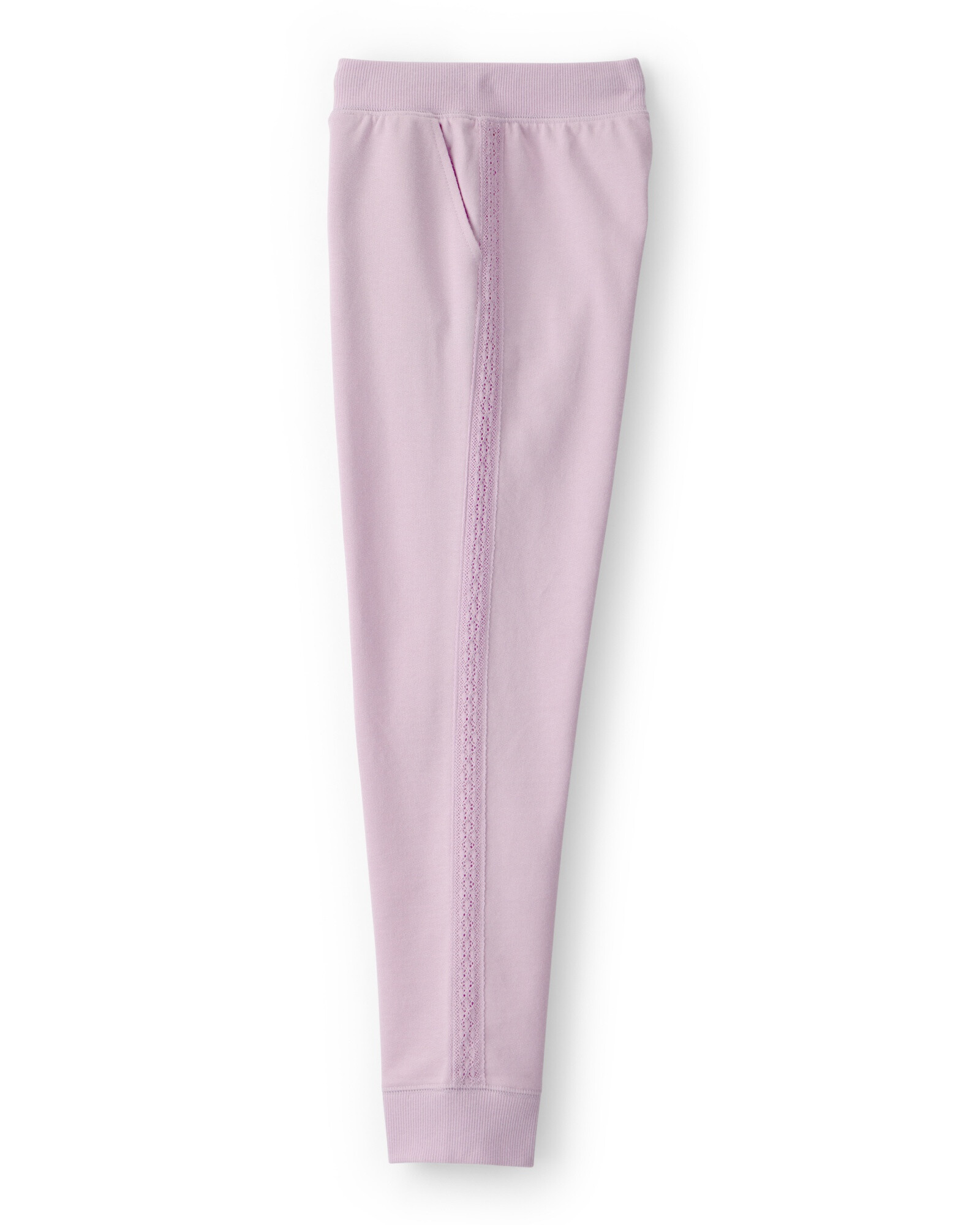 Pantalón deportivo de algodón, rosado Sin color