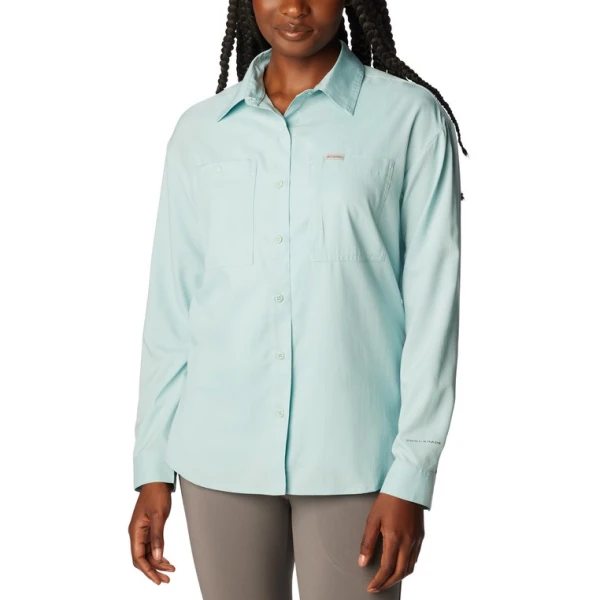 Camisa Silver Ridge Utility Mujer AQUA HAZE