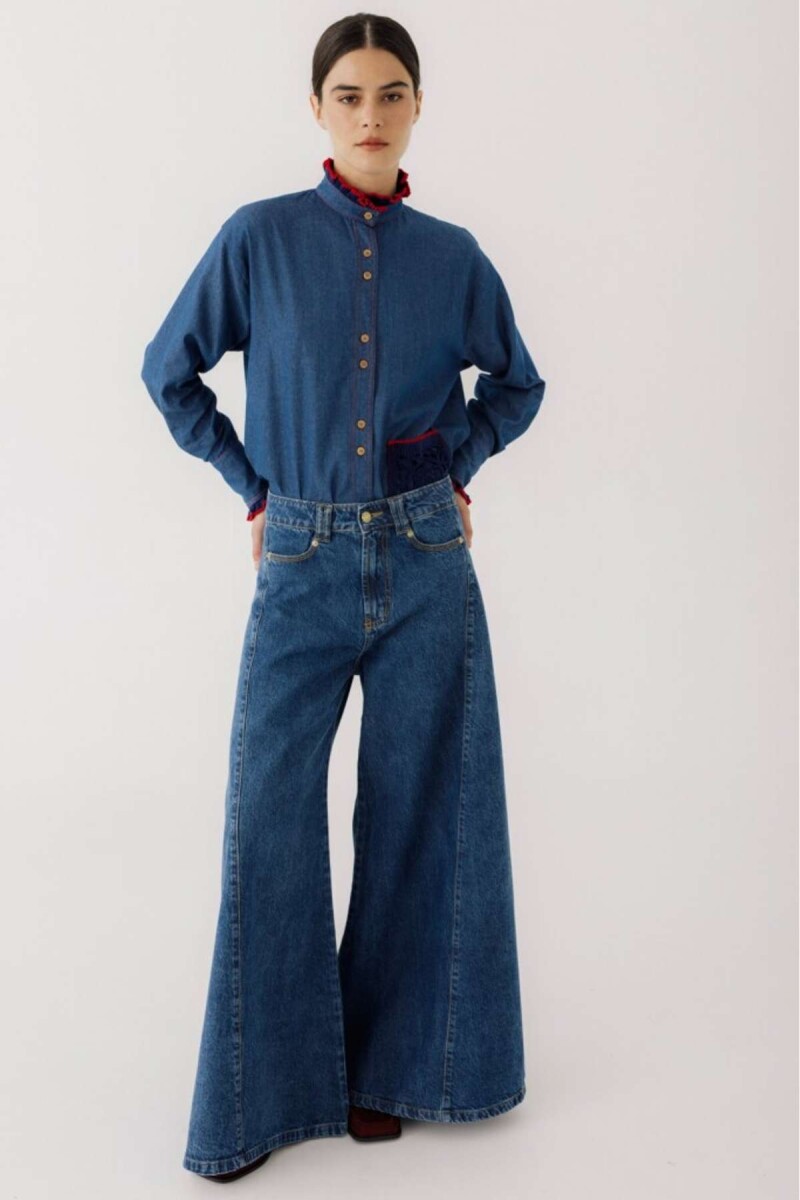 Jean Wide XL - Azul Oscuro 