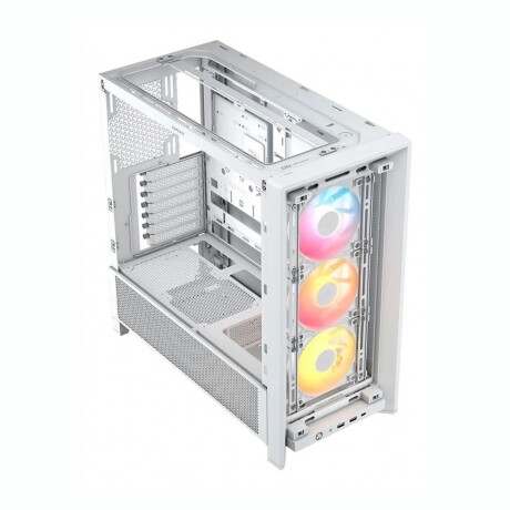 GABINETE CORSAIR FRAME 4000D RS ARGB Gabinete CORSAIR Frame 4000D RS ARGB 3 Ventiladores De Rendimiento RS120 - White