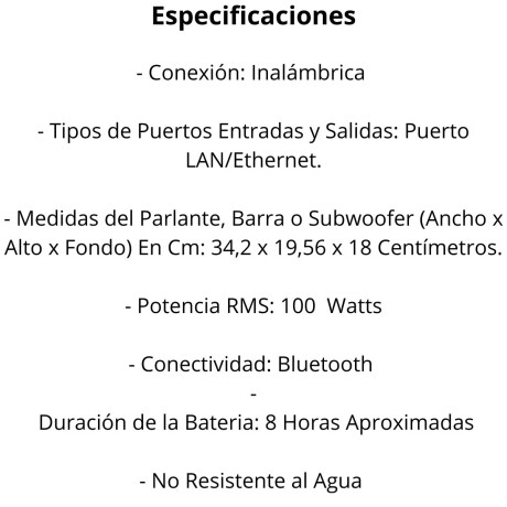 Parlante JBL Authentics 300 V01
