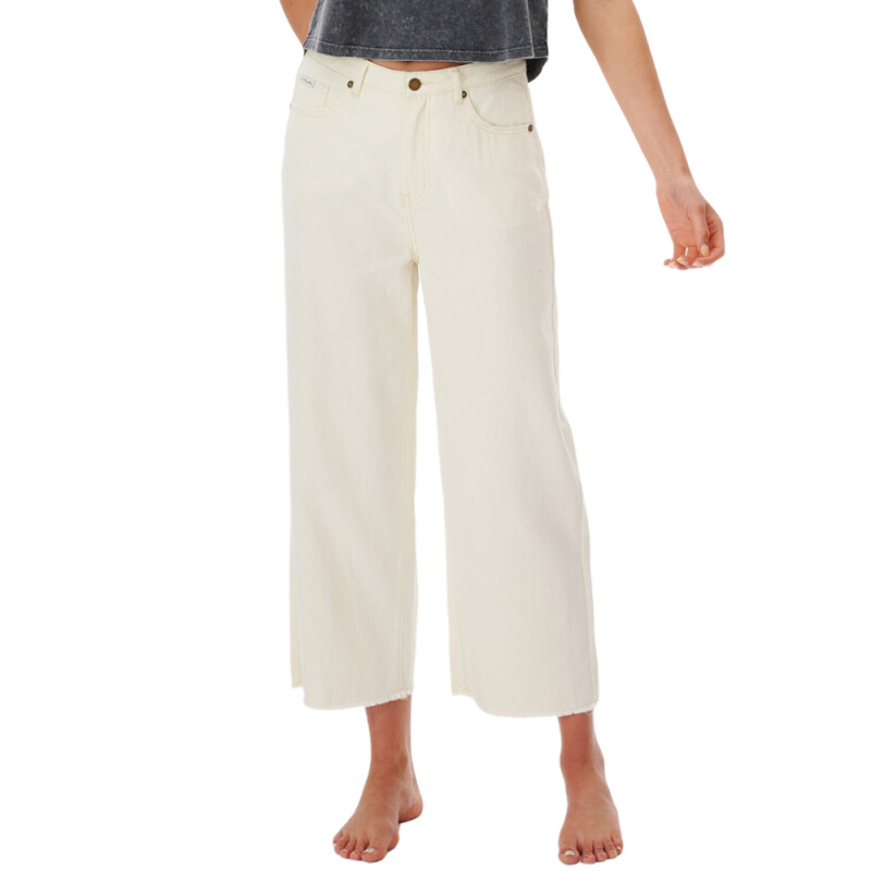 Pantalon Rip Curl Sparrows Wide Leg - Bone Pantalon Rip Curl Sparrows Wide Leg - Bone