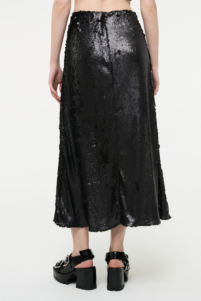 FALDA MAXI Negro