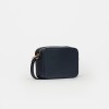 Mini Bag Lane En Efecto Cuero Zaffiano Azul