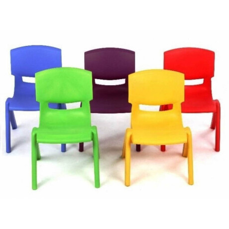 Silla P/ Niños Plástico Resistente Calidad Y Colores! Azul