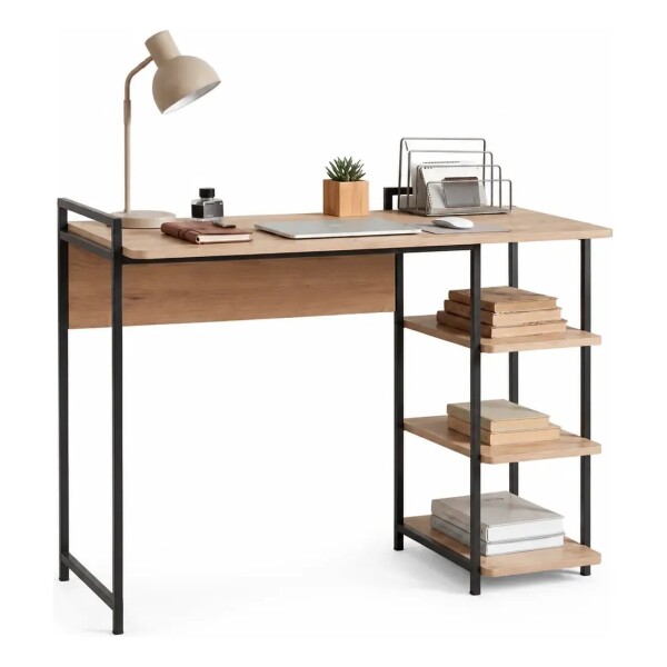 Escritorio Industrial Movi Marron Jo0033 ESCRITORIO INDUSTRIAL MOVI MARRON JO0033