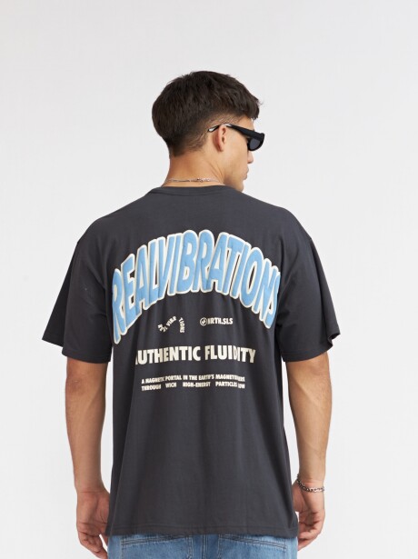 REMERA OVERSIZE VIBRATIONS GRIS