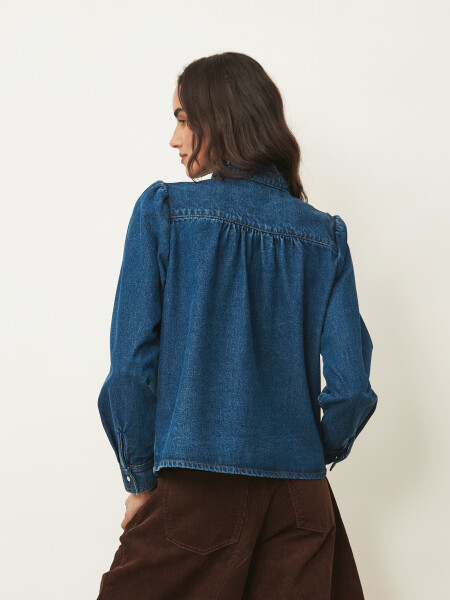 CAMISA ZALEA AZUL OSCURO