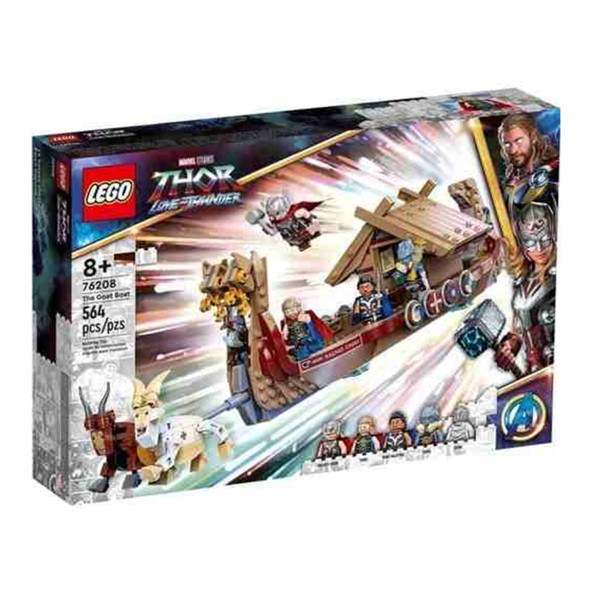 Lego Thor Love and Thunder - Goat Boat 564 PCS 