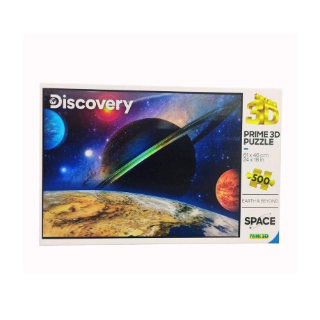 Puzzle Discovery 500 Pzs 3D Tierra y Luna 001