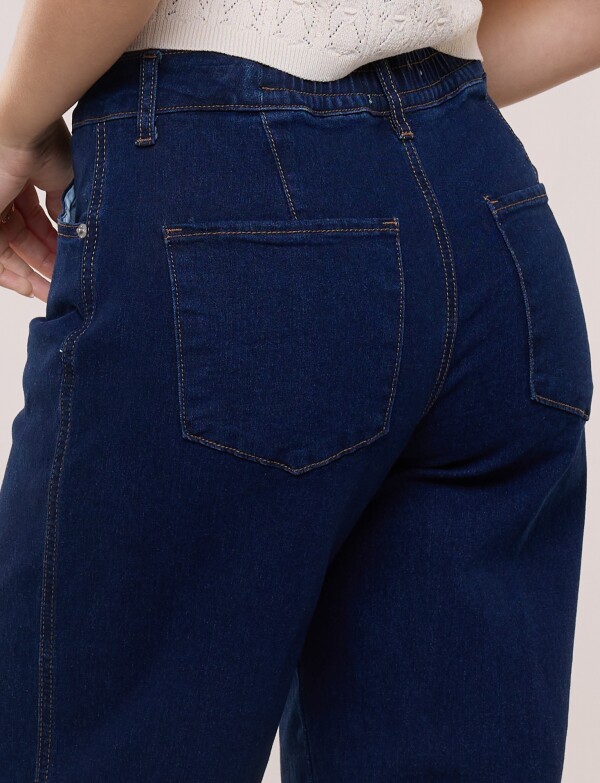Jean Con Cintura Elastizada Posterior JEAN OSCURO