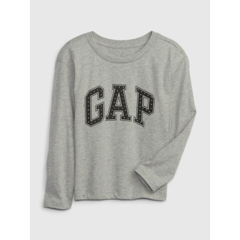 FRCH LS FLIPPY LOGO TEES GREY HEATHER