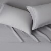 Juego Sábanas Queen Size Home Class Lisas 180 hilos 100% Algodón Gris