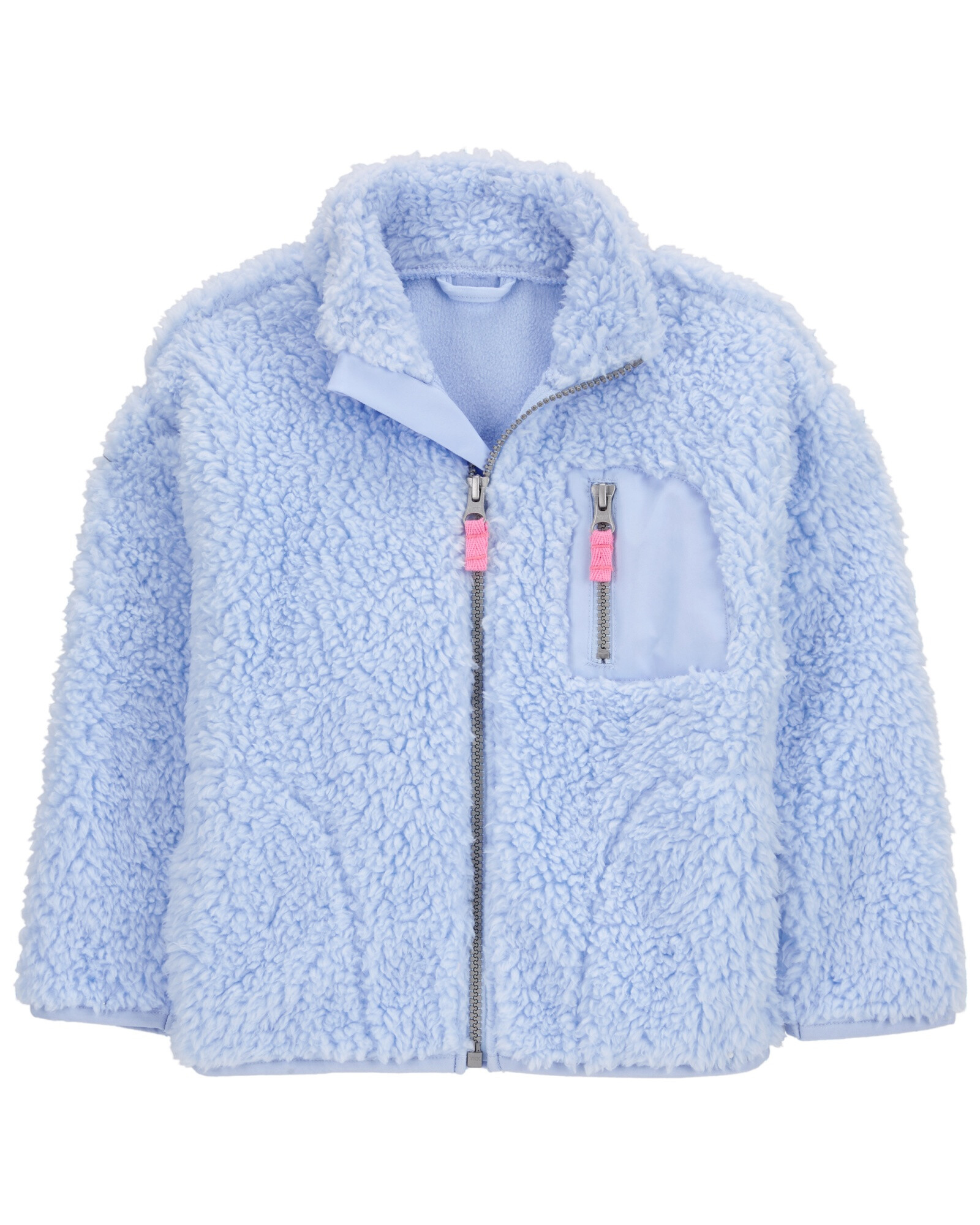 Campera de sherpa, azul Campera de sherpa, azul