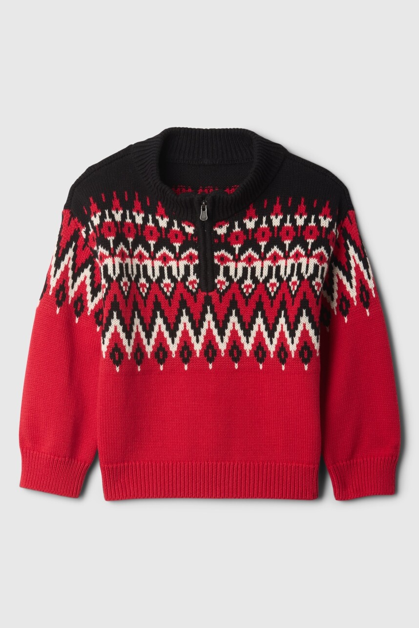 Buzo Medio Cierre Fair Isle Toddler Niño Multi Fairisle