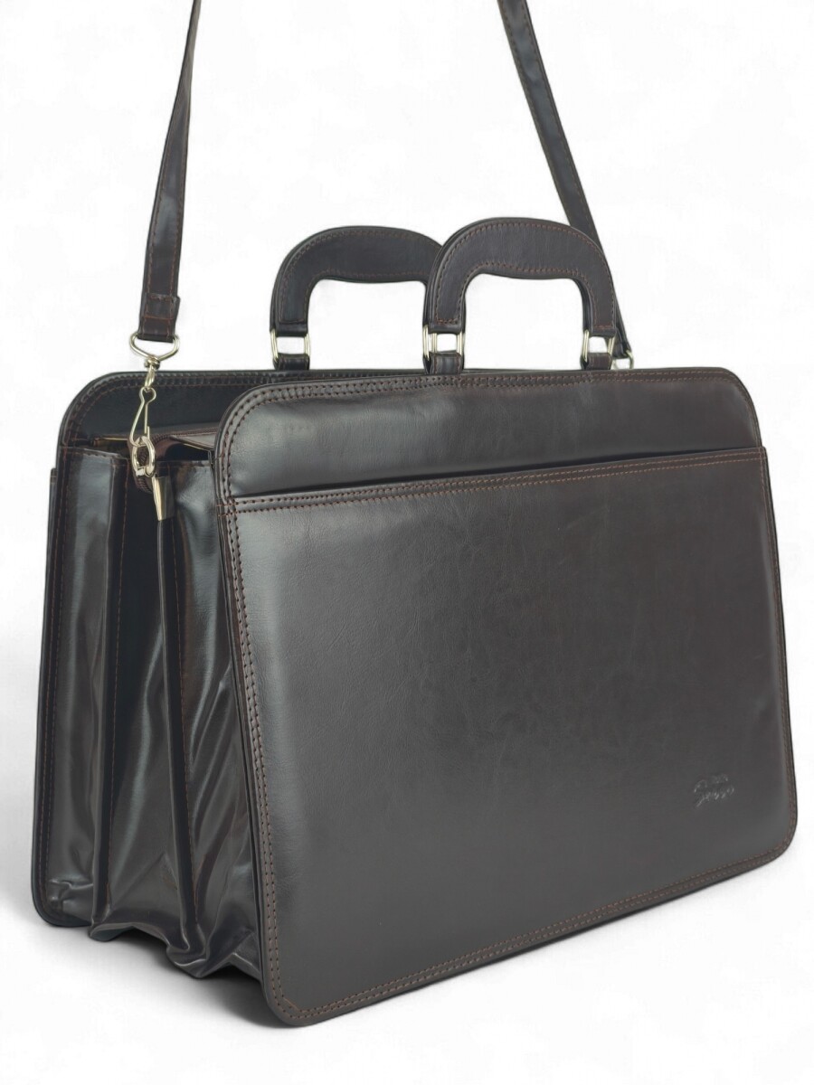 Portafolio tres divisiones - Marrón 