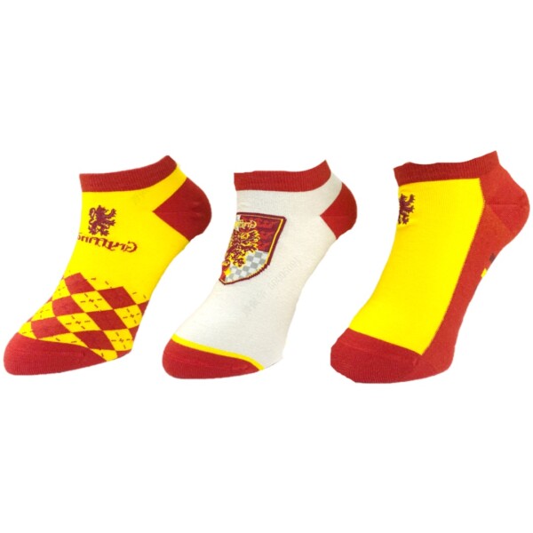 Soquete Harry Potter 3pcs Gryffindor