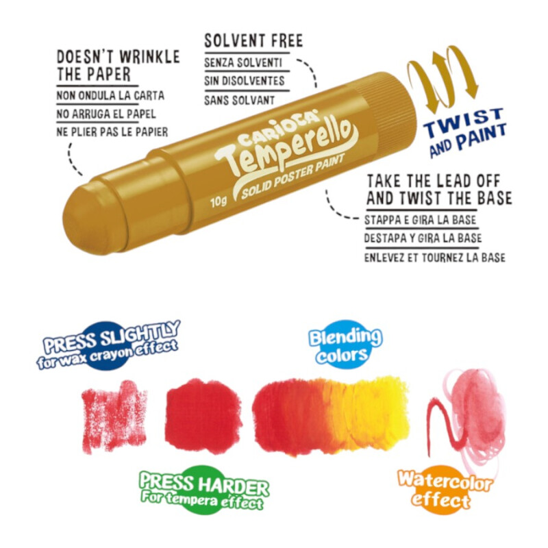 Carioca Temperello Metallic 6 Unidades Carioca Temperello Metallic 6 Unidades