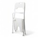 Silla Para Aducha Plegable Altura Ajustable Brazos Respaldo Sin Color