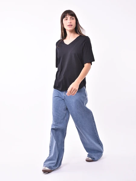 REMERA JASPA NEGRO