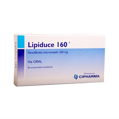 Lipiduce 160 Mg. 30 Comp. Lipiduce 160 Mg. 30 Comp.