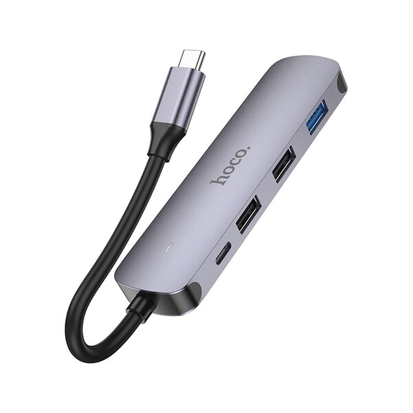 Hub Hoco Hb27 4 Puertos Usb-c A Hdmi HUB HOCO HB27 USB-C A USB A/C/HDMI