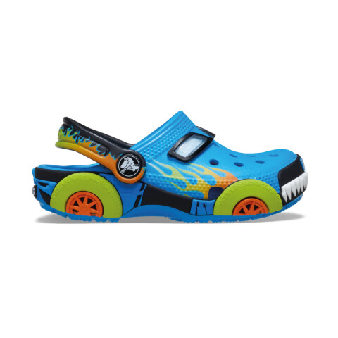 Classic IAM Monster Truck Clog T - Niños 1 a 5 años Neon Ocean