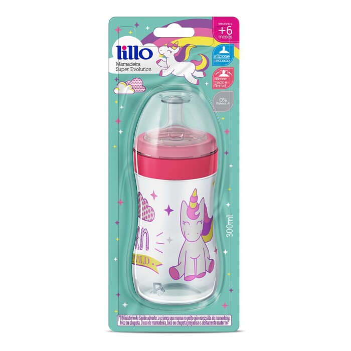 LILLO BIB SUPER EVOLU MAGIA ROSA 300 ML. única