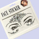 Stickers para Rostro Plateado