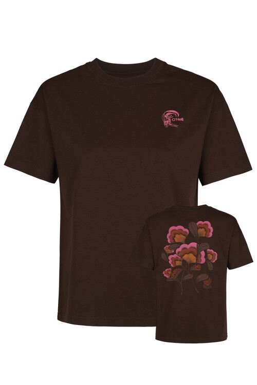 Remera O'Neill Women Back Print Loose Cafe