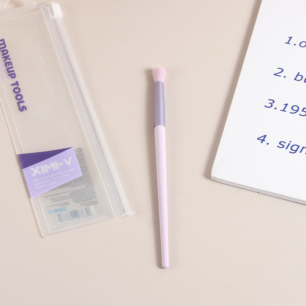 Brocha Para Maquillaje - Lila 