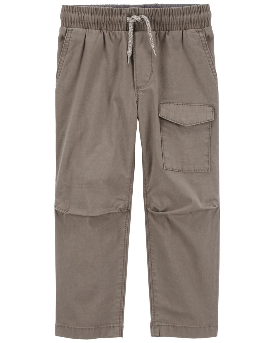 Pantalón de lona, marrón 