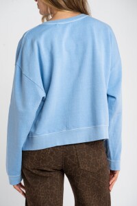 Sweater Algodón Celeste