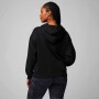 Polera Cozy Fleece Hoodie Mujer Black