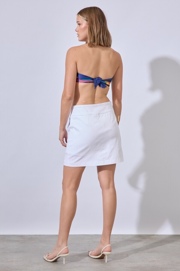 Falda Con Short BLANCO