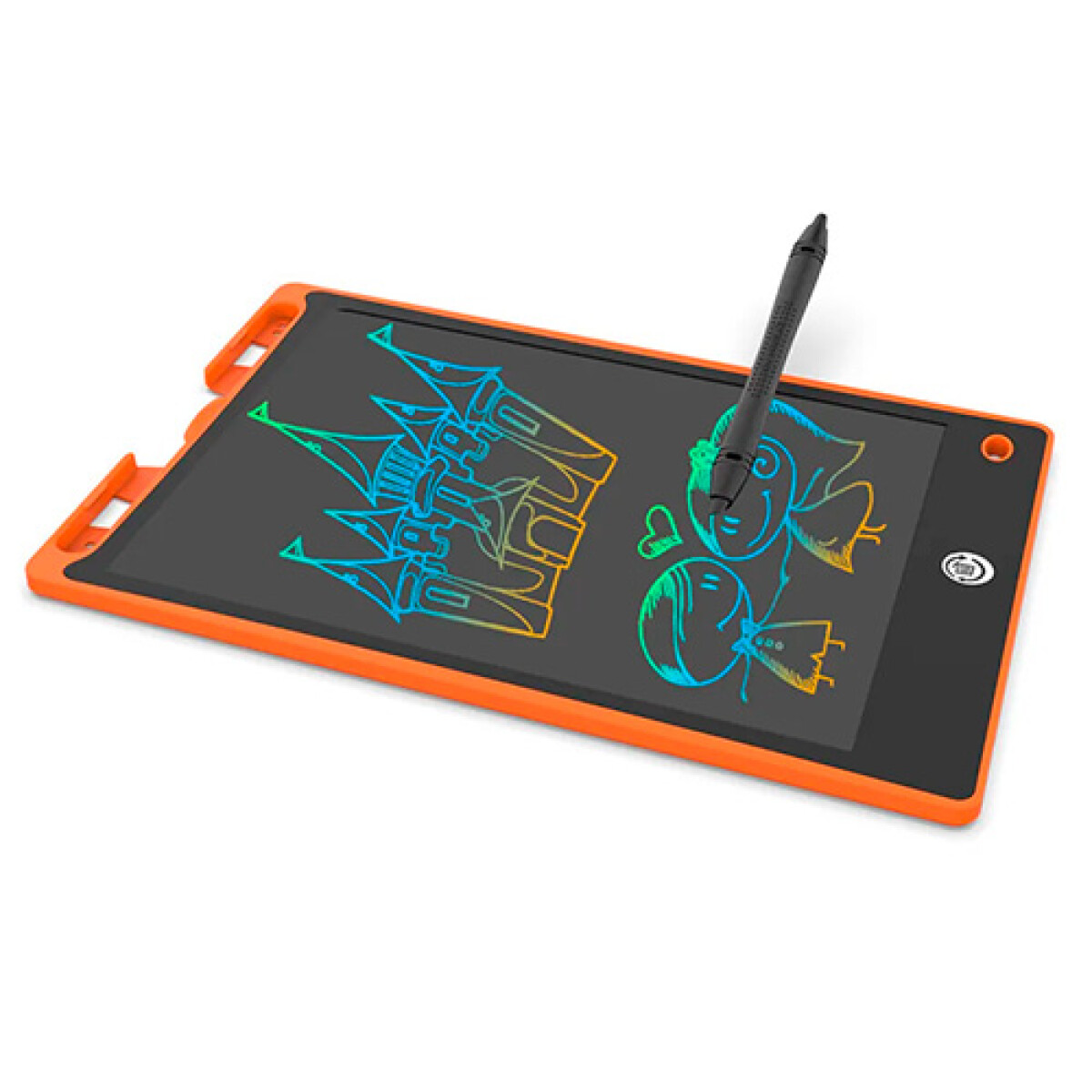 Tableta Lcd 8 Dibuja Escribe y Borra - NARANJA 