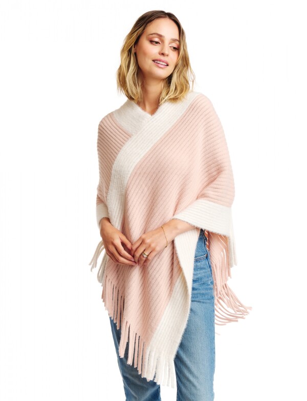 Poncho Soft ROSA/MULTI