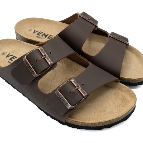 SANDALIAS VENET - CUERO PARIS MARRON