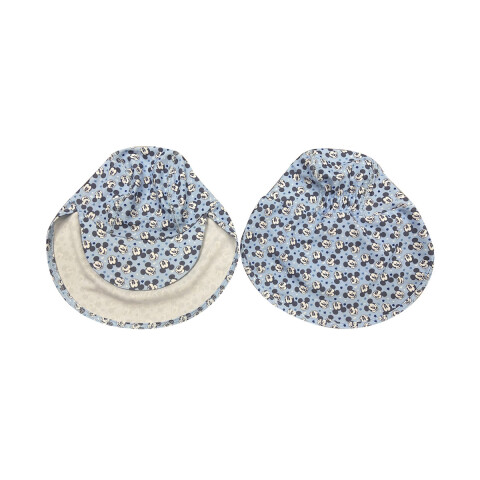 Gorro Visera para Bebés Protección UV Mickey Celeste
